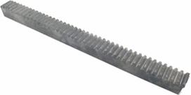 MOD2 2M 2MOD20x25 Ilgis 1000mm Forma Spur Gear Rack Precizinis CNC Rack (tiesūs dantys) Rack CNC staklės (spalva: apdirbta be grūdinimo)