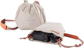 PGYTECH OneGo fotoaparato krepšys su raišteliu, gatvės fotografijai, stilingas minkštas krepšys per petį, suderinamas su veidrodiniais fotoaparatais Nikon/Canon/Sony/Fuji/GoPro/Action Cameras, baltas