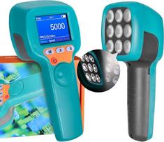 Skaitmeninis rankinis stroboskopas 60-99999 FPM, nekontaktinis LED stroboskopas YF-DT100B, 1500 liuksų stroboskopinis greičio matuoklis su spalvotu LCD ekranu, stroboskopinis greičio matuoklis su 2200 mAh baterija