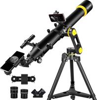 Teleskopai suaugusiesiems Astronomija Profesionalus 90 mm diafragma 1000 mm Galingas teleskopas pradedantiesiems ir vaikams su tiksliu reguliavimu Vertisteel AZ Mount