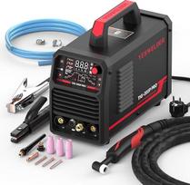 YESWELDER TIG suvirinimo aparatas su impulsais 200 Amp, didelis LED ekranas, 230 V ARC/DC TIG/PULS TIG 3 in 1 TIG suvirinimo aparatas, RF uždegimas, lanko jėga, karštas paleidimas, apsauga nuo klijų, VRD