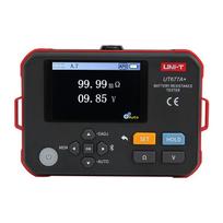 Akumuliatoriaus varžos matuoklis, 0.000mOm~3Om; 0.000V~71.00V, 4 laidų matavimo metodas; 500 matavimų atmintis, Bluetooth, UNI-T