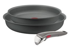 Keptuvių rinkinys + nuimama rankena Tefal Ingenio Halo, L8019353, 22/26 cm, 3 dalių