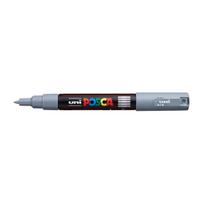 Žymeklis UNI Posca PC-1M, apvalus, 0.7 mm, pilkas