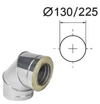 Izoliuota 90° lenkimas. D-130/225 mm.