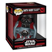 Funko Pop! Deluxe Star Wars - Darth Vader with Tie Advanced Starfighter #742, 17