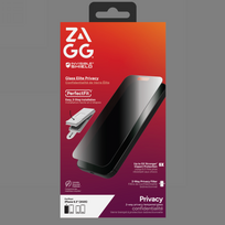 ZAGG „Invisibleshield Glass Elite“ privatumo stiklas, skirtas „iPhone 17“
