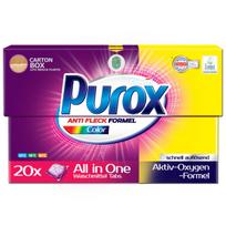 Skalbimo kapsulės PUROX Color 20 vnt.