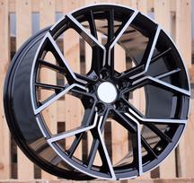 Ratlankis RACINGLINE A5602 R20x8.5 5x112 ET 25 CB 66.6 (Black Polished) (780 kg)