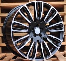 Ratlankis RACINGLINE XE136 R22x9.5 5x120 ET 45 CB 72.6 (Black Polished) (955 kg)