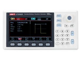Funkcinis ir laisvos formos signalų generatorius, 60MHz; 2 kanalai, 14bit, 200 MSa/s, LCD TFT 4.3"; UNI-T