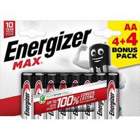 Energizer battery Max Alkaline AA CHP8 4+4 7638900437744