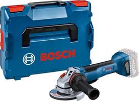 "Bosch Professional" 18 V sisteminis akumuliatorinis akumuliatorius GWS 18V-10 P (įskaitant Zusatzhandgriff, Schutzhaube, Schnellspannmutter, Aufnahmeflansch, L-BOXX-Einlage, L-BOXX, ohne Akku/ Ladegerät)