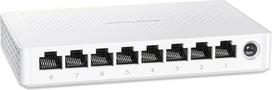 "BrosTrend" 8 x 2,5 gigabito prievadų eterneto tinklo komutatorius, 2,5Gbps nevaldomas LAN komutatorius, 8 prievadai namų arba SOHO tinklams, skirtas montuoti ant darbastalio arba sienos, be ventiliatoriaus, "Plug and Play", visą gyvenimą saugomas LAN sk