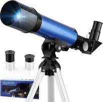 "Cowiewie" vaikiški teleskopai, vaikiški žiūronai, astronominis pradedančiųjų teleskopas dangaus stebėjimui, vaikiškas 360/50 mm HD teleskopas, skirtas naudoti lauke, nešiojamas refraktoriaus teleskopas