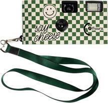 Fisura Original Say Cheese! Vienkartinis fotoaparatas su blykste 17 juodų ir baltų kabliukų Idealiai tinka vestuvėms ar vakarėliams