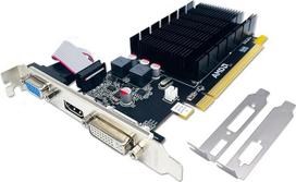 QTHREE Radeon HD 5450 2GB GDDR3 64bit DVI HDMI VGA žemo profilio PCI Express x16 vaizdo plokštė, skirta kompiuteriui GPU DirectX 11 Palaiko 2 monitorius