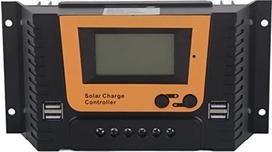 Saulės valdiklis LCD saulės kolektorių įkrovimo valdiklis įvairioms baterijoms BSC3048 30A 12V / 24V / 36V / 36V / 48V pažangus įkrovimo valdymas 30A