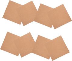 STOBOK Pakuotė iš 8 kamštinės lentos "Cube Display Pin Board Memo Notice Board Office Pin Board kamštinės lentos kvadratai kamštinės lentos skelbimų lenta sieninė kamštinė lenta chaki spalvos