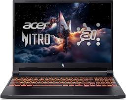 Žaidimams skirtas nešiojamasis kompiuteris "Acer Nitro V 16 AI" (ANV16-42-R4QR), 16 viršūnių, 16 colių WUXGA IPS 180 Hz ekranas, "AMD Ryzen 7 260", 16GB RAM, 1 TB SSD, "NVIDIA GeForce RTX 5060", "Windows 11", QWERTZ klaviatūra, juodas