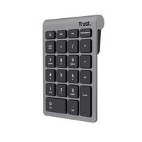 Klaviatūra TRUST XALAS, USB bevielė, skaičių"