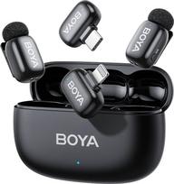 Boya wireless microphone mini 2-01 Lightning/USB-C, black