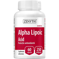 ZENYTH, Alfa lipoinė rūgštis, 60 kapsulių