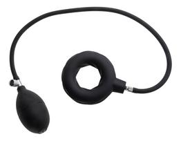 SuperLove Inflatable Penis Ring Black