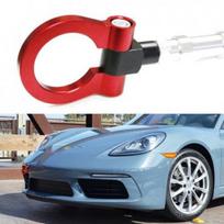 Raudonas lenktyninio stiliaus tempimo kablio žiedas 2016 m. ir vėlesniems Porsche 718 Boxster/Cayman