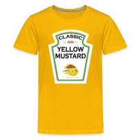 Yellow Mustard Costume Funny Couples Costumes Halloween Kids' Premium T-Shirt L