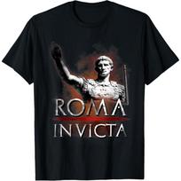 SPQR Ancient Rome T-Shirt Caesar Augustus Roma Invicta S juoda