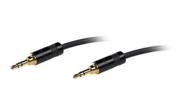 Fuj:tech 3.5 TS male to 3.5 TS male cable, 1 m, black (3.5 TS male - 3.5 TS male, 1 m)