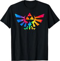 Legend of Zelda Triforce Symbol Tie Dye T-Shirt 4XL