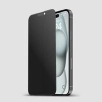 „Evelatus Apple iPhone 15 Privacy 2.5D“ šilkinis pilnas dėklas su antistatiniu dangteliu ir Japoniški klijai