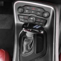 Center Gear Shifter Top Head Cover for Dodge Challenger Charger 2015+ Black&Gray