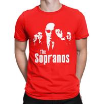 Men The Sopranos Tony Soprano T Shirts Pure Cotton Clothes Vintage Short Sleeve Round Neck Tees Summer T-Shirts S