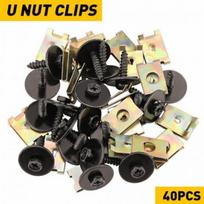 For BMW E21 E30 E36 E46 E90 E91 E92 E93 Screws Body Fender Bumper Retainer Black