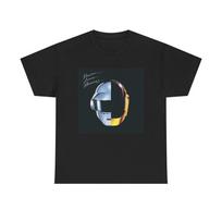 Daft Punk Band Tshirt EDM Techno Tour Merch Unisex Heavy Cotton Tee 2XL