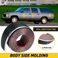 3M šoninė kėbulo juosta juoda ir chromuota universali Chevrolet GMC Tahoe Yukon Suburban