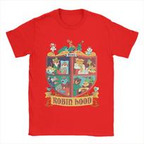 Vyriški Robin Hudo Oo-de-lally Magijos Karalystės Marškinėliai 100% Medvilnės Drabužiai Laisvalaikio Trumpomis Rankovėmis O Kaklo T-shirt Dovana T-shirt'ai S