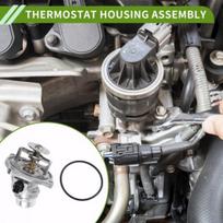 Variklio aušinimo skysčio termostato korpuso mazgas BMW E39 540i E38 740i 740iL E53