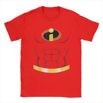 The Incredibles Halloween Superhero Costume T-Shirt Men  Crazy Cotton Tees Crew Neck Short Sleeve T Shirt Graphic merchandise S