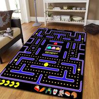 Pac-man Kilimas Retro žaidimų zonos Kilimėlis Retro žaidimų kilimėlis Svetainės erdvės kilimėlis Namų dekoravimo kilimėlis Įkurtuvių dovanos Biuro zonos kilimėlis 40cm x 60cm