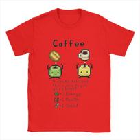 Coffee Junimos Stardew Valley T Shirts Men 100% Cotton Creative T-Shirts Crew Neck Tee Shirt Short Sleeve Clothing Printed S