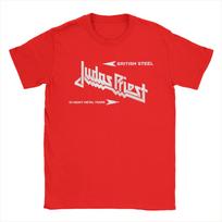 Naujiena Judas Priest British Steel Asfalto Marškinėliai Vyriški Apvalia Kaklo Marškinėliai Grupės Muzika Trumpomis Rankovėmis Marškinėliai 4XL 5XL 6XL Drabužiai S