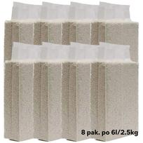 Tofu kraikas katėms natūralaus kvapo 6l/2.5kg*8vnt. (dėžė)