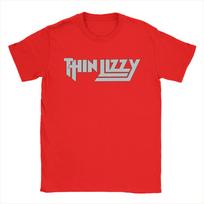 Naujiena Roko Grupės Thin Lizzy Marškinėliai Vyrams Apvalia Kaklo Iš 100% Medvilnės Marškinėliai Tour Koncertiniai Trumpomis Rankovėmis T-Shirt Spausdinti Drabužiai S