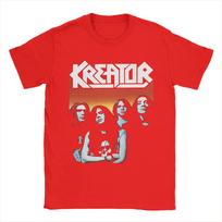 Kreator grupės marškinėliai Paplūdimio Medvilniniai Marškinėliai Vyrams Mados Dizaino Marškinėliai Trumpomis Rankovėmis Vintažiniai Marškinėliai S