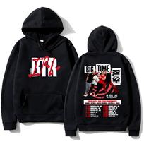 Big Time Rush Megztiniai BTR Gyvenime Pasaulinės 2026 M. Tour Hoodies Rudens Nauji Moteriški Vyriški Ilgomis Rankovėmis Džemperis Aukštosios Gatvės Hoody XS juoda