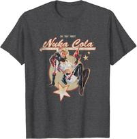 Fallout Vaizdo žaidimas Retro Nuka Cola Reklama Marškinėliai S